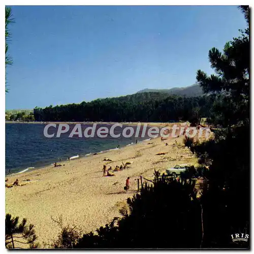 Moderne Karte Solenzara Cote Des Nacres Et Sa Plage