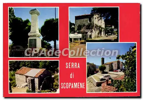 Moderne Karte Serra Di Scopamene Monument Aux Morts Le Moulin �glise