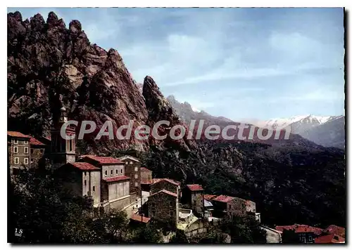 Moderne Karte Orto Vue Pittoresque Du Village Le Mont Sant Eliseo