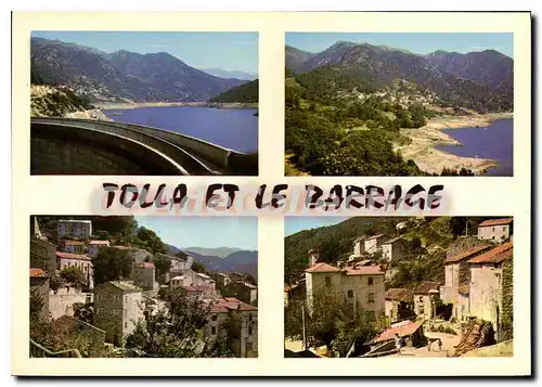 Cartes postales moderne Tolla Le Barrage Et Divers Aspects Du Village
