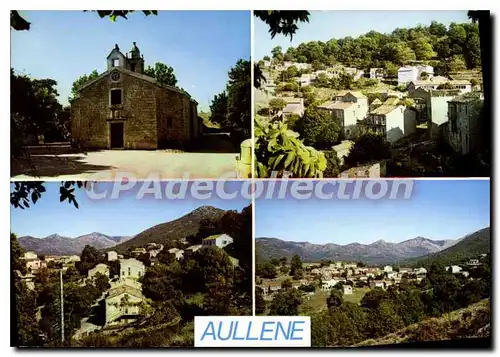 Cartes postales moderne Aullene Corse L'Eglise Et Divers Aspects Du Village