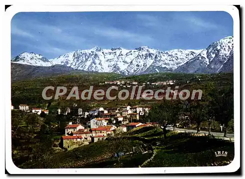 Cartes postales moderne Calacuccia Vue Generale La Chaine Du Monte Cinto Au Pied Lozzi