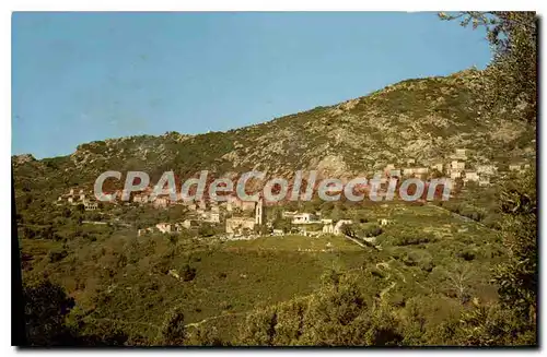 Moderne Karte Balogna Corse Vue Generale