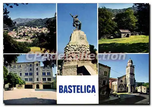 Cartes postales moderne Bastelica Corse Vue Generale Groupe Scolaire