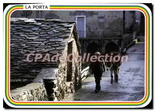 Cartes postales moderne La Porta Ambiance Pittoresque Dans Un Village De Montagne �ne