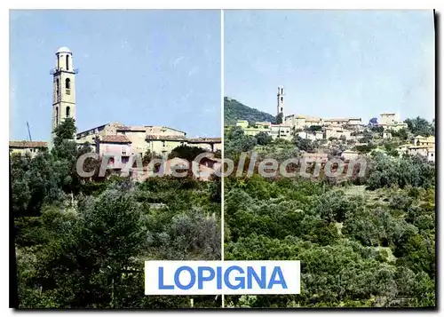 Moderne Karte Lopigna Vue Partielle Du Village