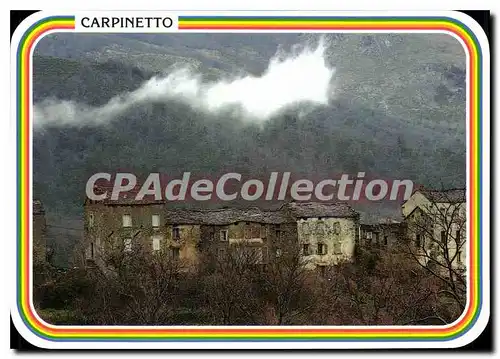 Moderne Karte Carpinetto Echappee Sur Le Village