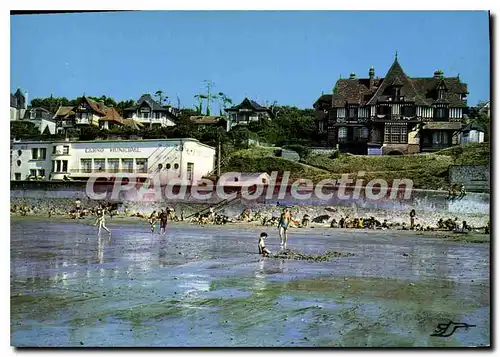 Cartes postales moderne Villerville La Plage Et Le Casino