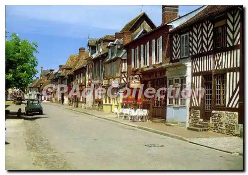 Moderne Karte Beuvron En Auge Normandie Pittoresque