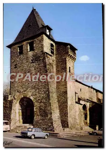 Moderne Karte Allassac L'Eglise Avec Son Clocher Donjon Fortifie