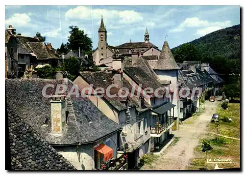 Moderne Karte Argentat Vieilles Maisons Sur Les Quais