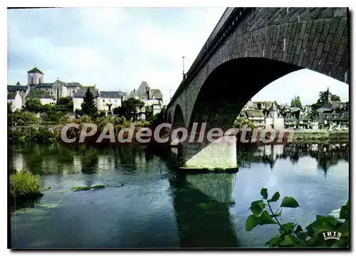 Moderne Karte Argentat Sur Les Bords De La Dordogne