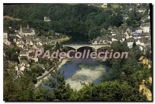 Moderne Karte Argentat Centre De Sejour Et De Tourisme Le Pont Sur La Dordogne