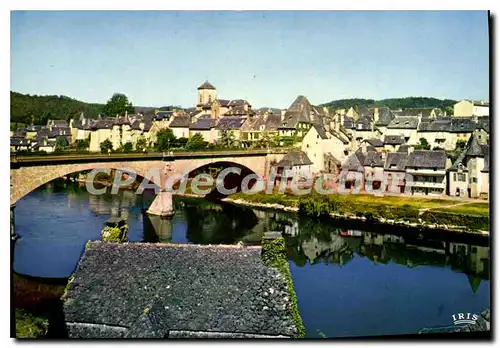 Cartes postales moderne Argentat Vue Generale Le Pont Sur La Dordogne