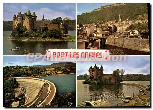Cartes postales moderne Bort Les Orgues ch�teau barrage