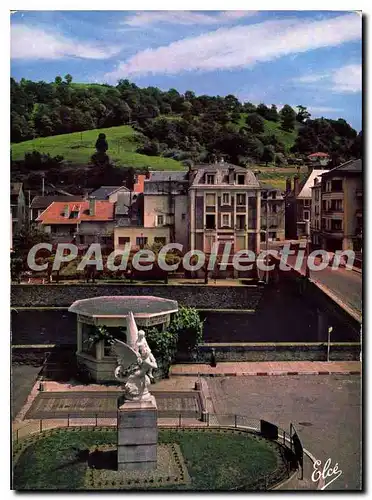 Cartes postales moderne Bort Les Orgues Le Syndicat D'Initiative Et Le Pont Sur La Dordogne