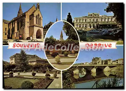 Cartes postales moderne Brive �glise saint martin le th��tre square Charles-Bondy