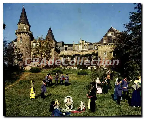 Cartes postales moderne Brive Les Pastourelles Du Bas Limousin Au Chateau De Castel Novel