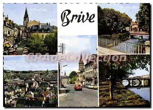 Cartes postales moderne Brive La Rue Toulzac Le Canal De La Guierle Vue Generale avenue Jean Jaures