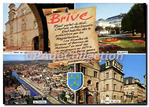 Cartes postales moderne Brive la poste