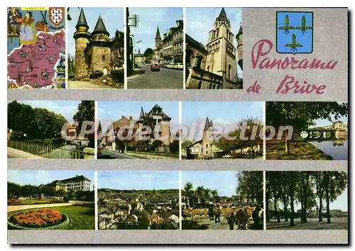 Cartes postales moderne Brive panorama
