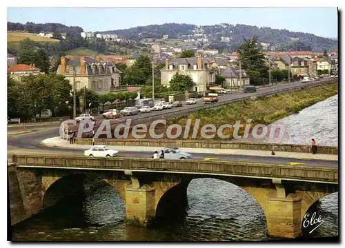 Moderne Karte Brive Le Pont Cardinal Et Les Bords De La Correze
