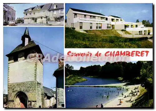 Cartes postales moderne Chamberet souvenir