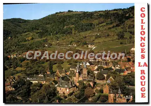 Moderne Karte Collonges La Rouge Vue Generale La Correze Touristique