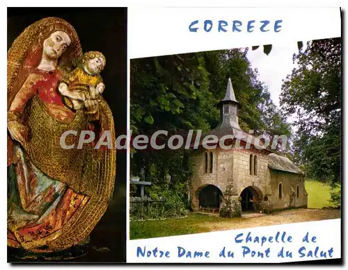 Cartes postales moderne Correze Chapelle De Notre Dame Du Pont Du Salut