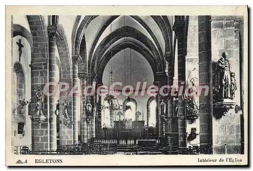 Ansichtskarte AK Egletons Interieur De I'Eglise