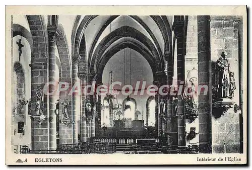 Cartes postales Egletons Interieur De I'Eglise