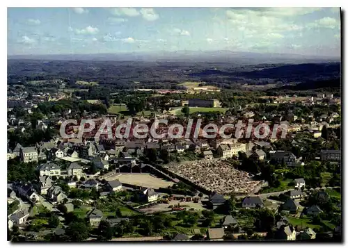 Moderne Karte Egletons Vue Panoramique Sur La Ville