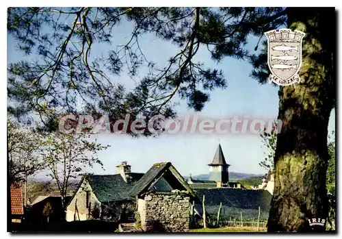 Moderne Karte Le Lonzac L'Eglise Vue Du Vieux Puits