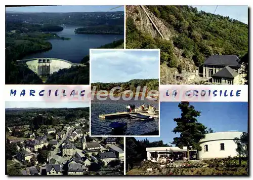 Cartes postales moderne Marcillac La Barrage L'Usine Hydroelectrique Vue Generale