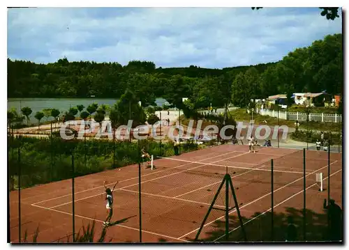 Moderne Karte Marcillac La Croisille Le Tennis