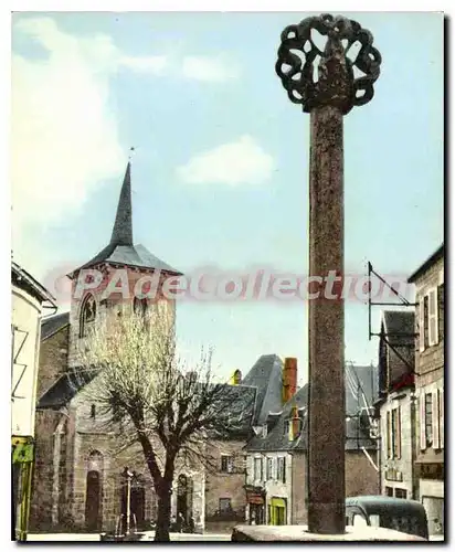 Cartes postales moderne Meymac Place De I'Eglise