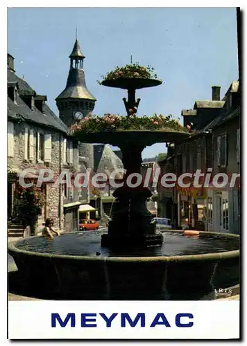 Moderne Karte Meymac Station Climatique La Fontaine
