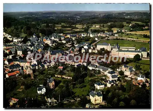 Moderne Karte Neuvic D'Ussel Vue Generale Aerienne