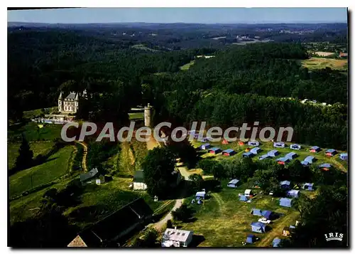 Cartes postales moderne Neuvic D'Ussel Le Chateau De Mialaret Vu Du Ciel