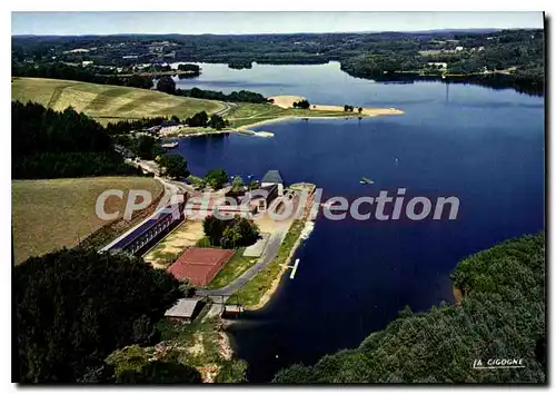 Moderne Karte Neuvic Le Lac La Plage