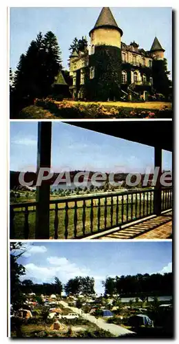 Cartes postales moderne Seilhac Le Chateau Le Lac De Bournazel Le Camping