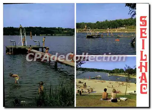 Moderne Karte Seilhac Piaisirs Nautiques Au Lac De Bournazel