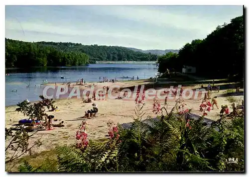 Moderne Karte Treignac La Plage