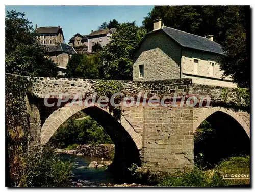 Cartes postales moderne Treignac Station Verte De Vacances Vieux pont