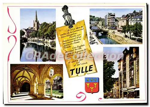 Cartes postales moderne Tulle La Cathedrale quai cloitre