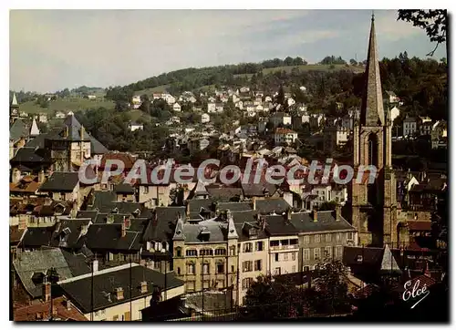 Cartes postales moderne Tulle Vue Generale Avec La Cathedrale Et La Maison De La tour de Maisse