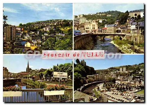 Cartes postales moderne Tulle La Promenade Du Quai Baluze La Cite Administrative Jean Montalat Lovy Souillac