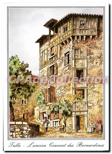 Cartes postales moderne Tulle vieilles gravures L'Ancien couvent Des Bernardines