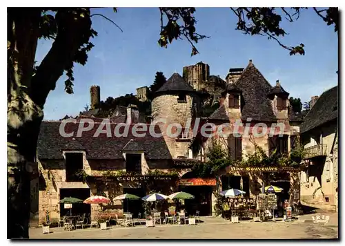 Cartes postales moderne Turenne Vieilles Maisons Le Chateau Des Vicomtes De Turenne