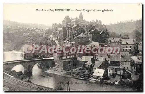 Cartes postales UZERCHE Pont Turgot Et Vue Generale